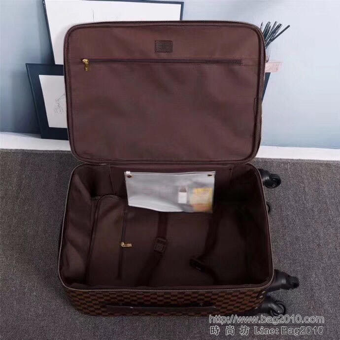 路易威登LV 20寸旅行箱 可登機 超耐磨損萬向輪 加厚全鋁合金 梯形拉杆  xbt1028